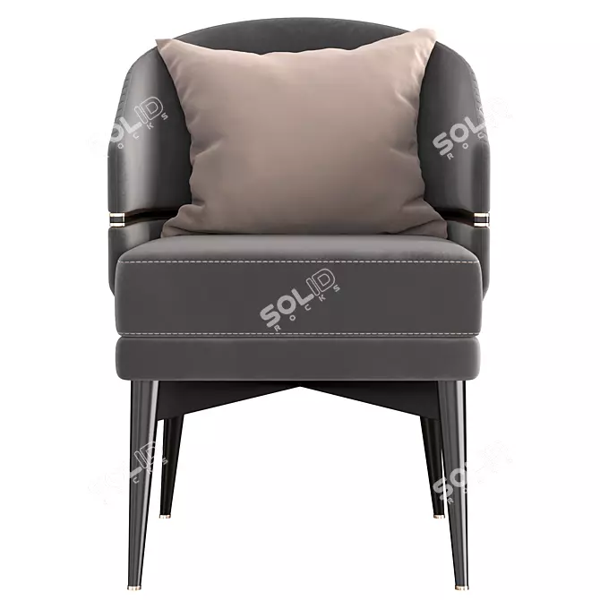 Billy Contemporary Armchair 3D model image 1