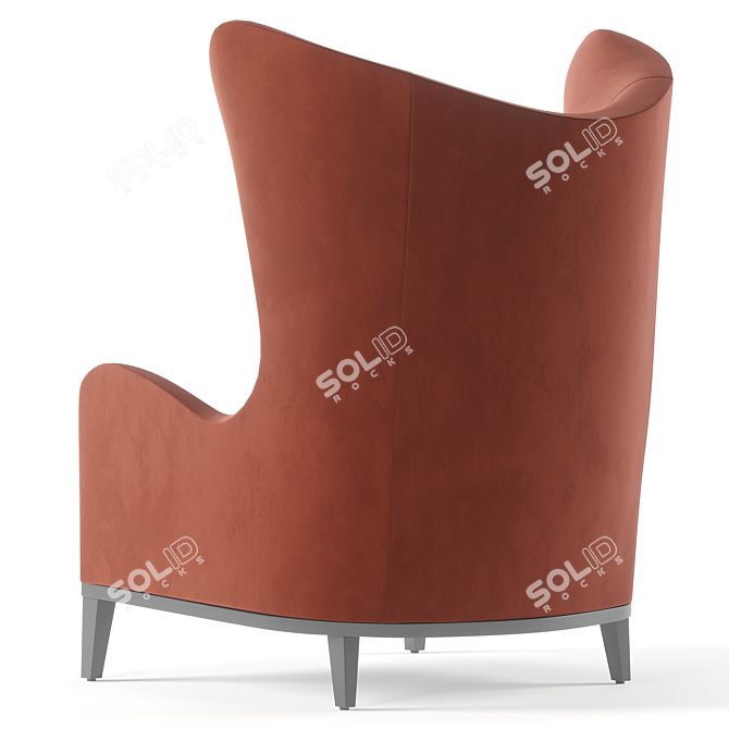 Monroe Elegance Armchair: Timeless Comfort in Your Home 3D model image 4