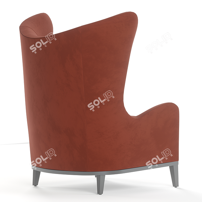 Monroe Elegance Armchair: Timeless Comfort in Your Home 3D model image 5