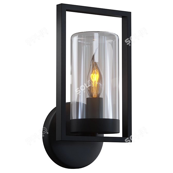 Nispen Outdoor Wall Light 3D model image 6