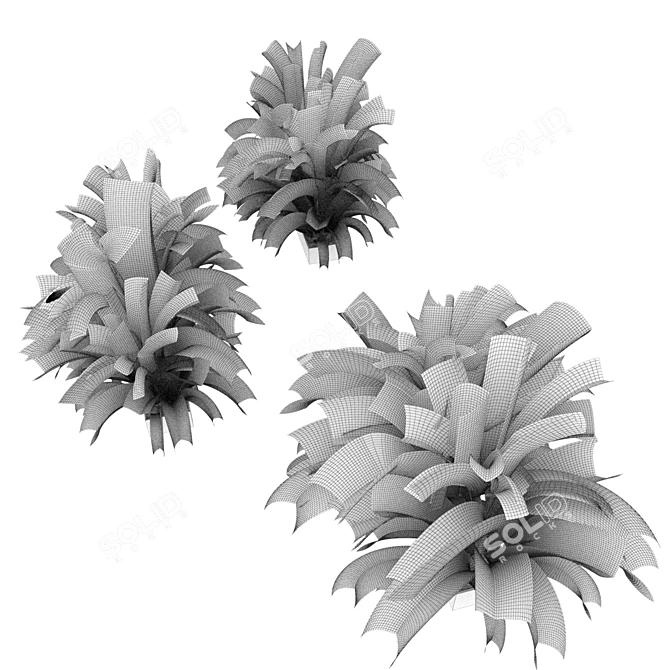 Tropical Vibes: Banana Leaf Plant 3D model image 5