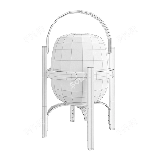 Alubat Table Lamp: Stylish Illumination Solution 3D model image 2