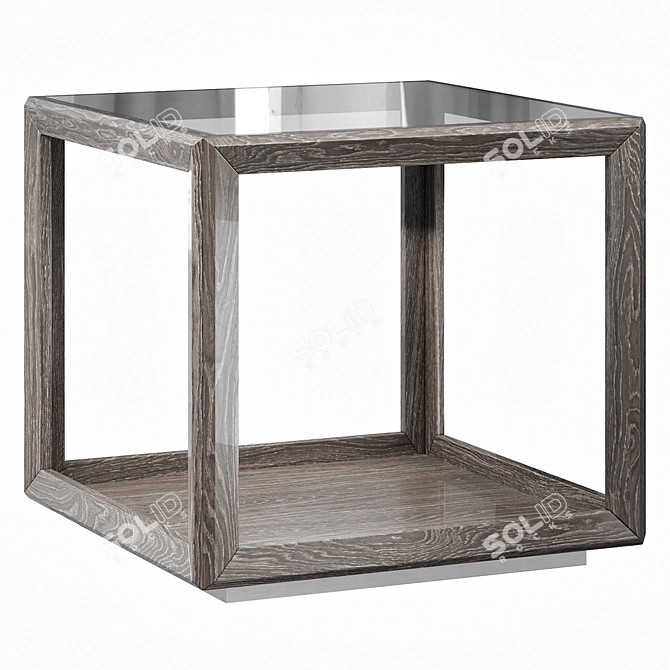 Elite Silver Coffee Tables: Stylish & Functional 3D model image 3