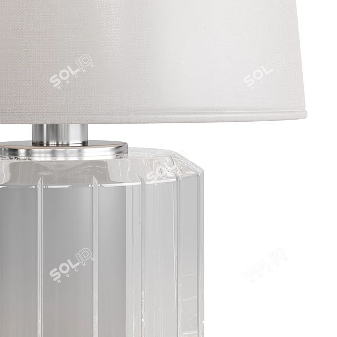 Hague Lumens Round Table Lamp 3D model image 2