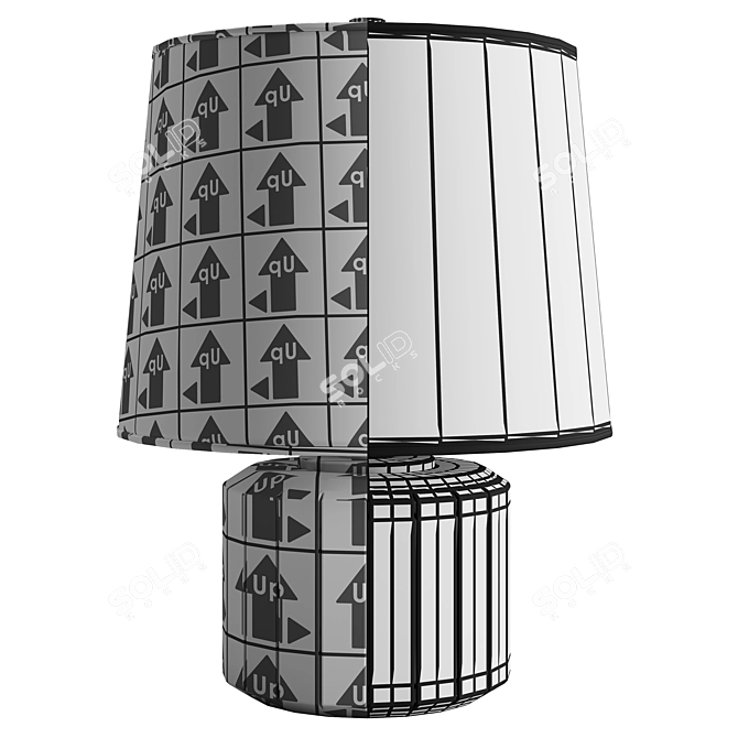 Hague Lumens Round Table Lamp 3D model image 3