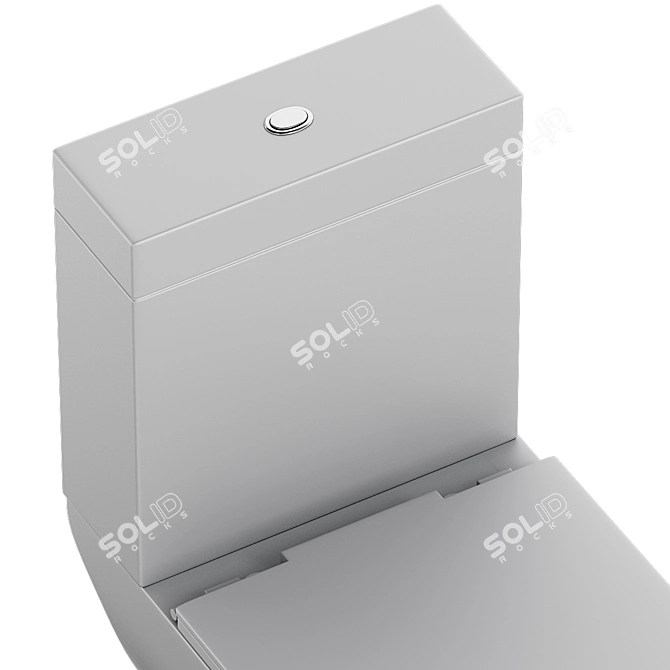 RAK Series 600 Compact Toilet 3D model image 3