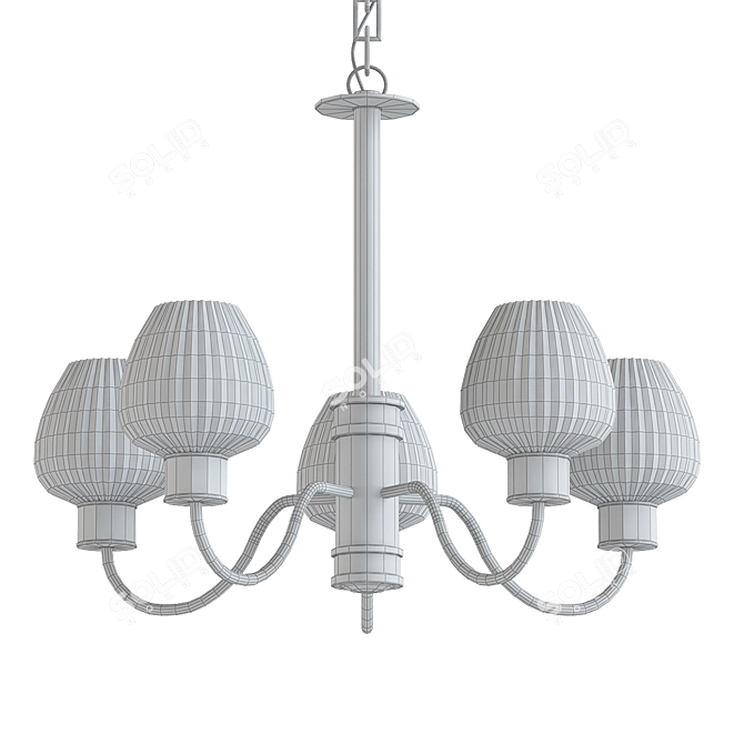 Windsor Ceiling Light Fixture 3D model image 2