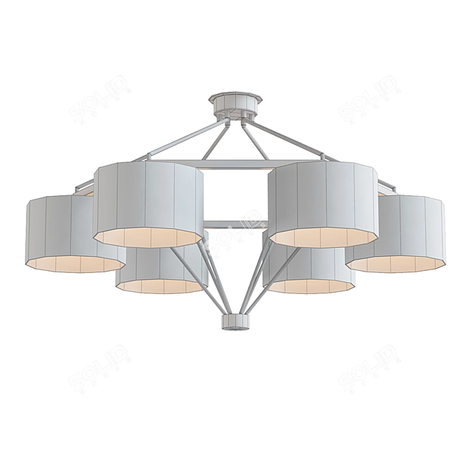 Luxury Diamond Ceiling Design 3D model image 2