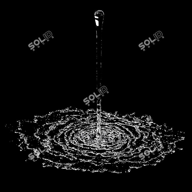 Ultimate Water Fountain: Realistic Design 3D model image 3