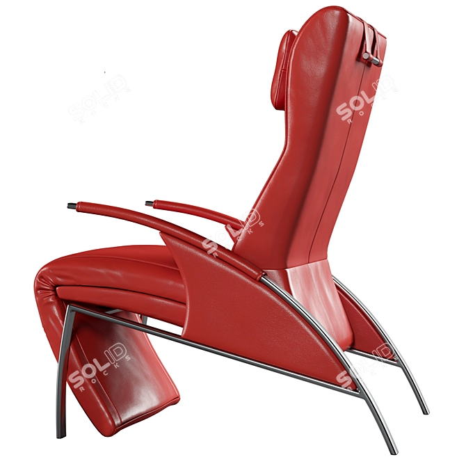 Elegant Diva Armchair: Modern Comfort 3D model image 4