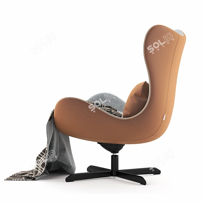 Colligaris Lazy Armchair: The Epitome of Comfort 3D model image 3