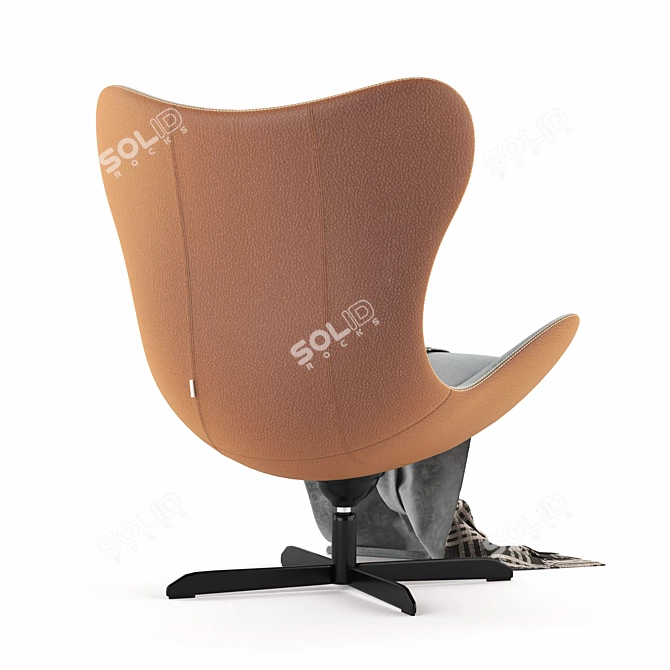 Colligaris Lazy Armchair: The Epitome of Comfort 3D model image 4