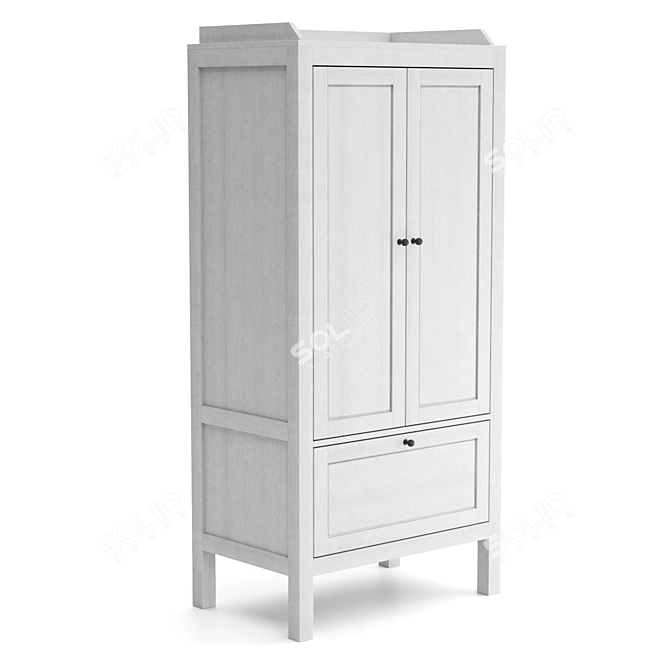 Title: Sundvik Kids' Room Cabinet 3D model image 1