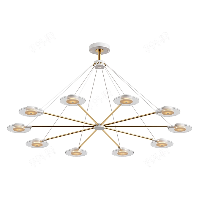 Modern Design Nadin Lamp 3D model image 1