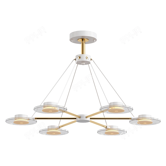 Elegant Nadin P667 Design Lamp 3D model image 1