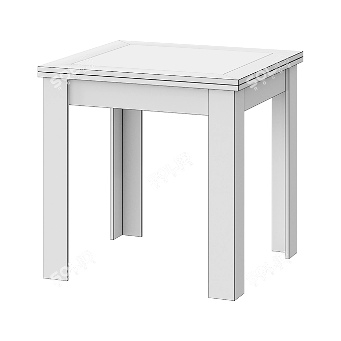 Houston Type 3 Desk: Sleek and Modern 3D model image 2