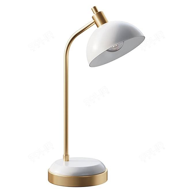 Kennedy USB Task Lamp: Sleek and Functional 3D model image 1
