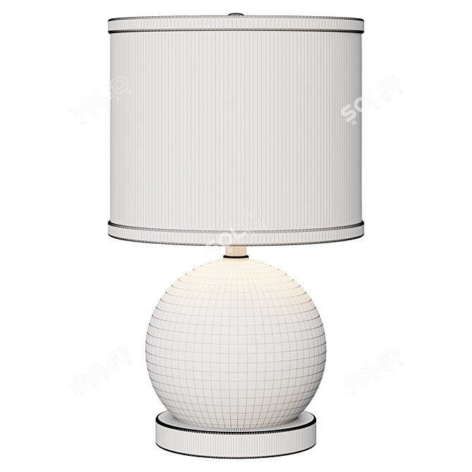 Compact Tilda Desk Lamp 3D model image 2