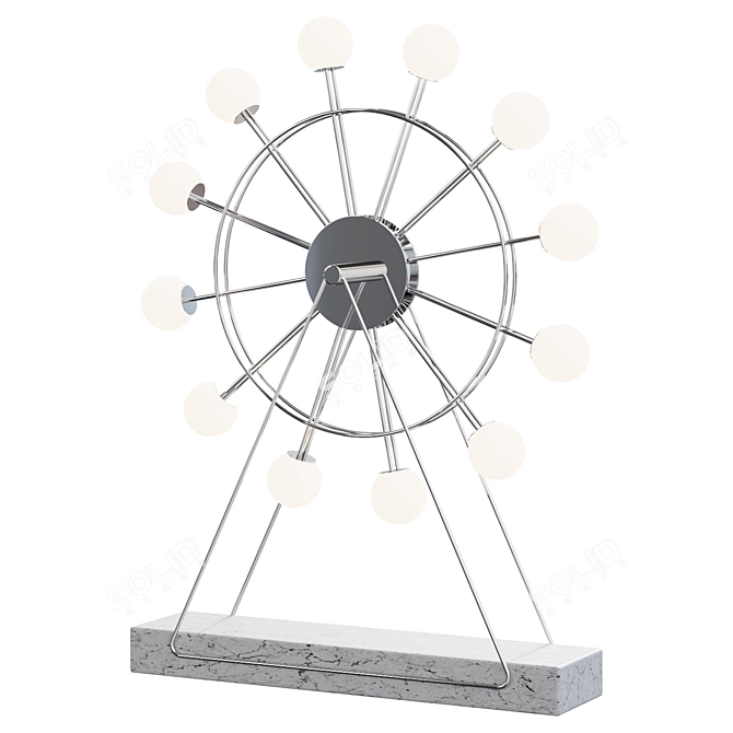 Ferris Wheel Work Lamp 3D model image 1