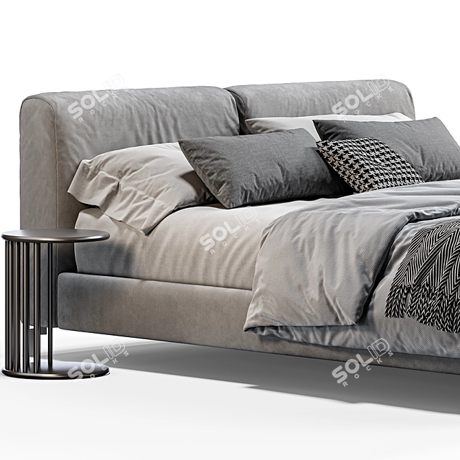 Elegant Margot Nomobili Bed 3D model image 2