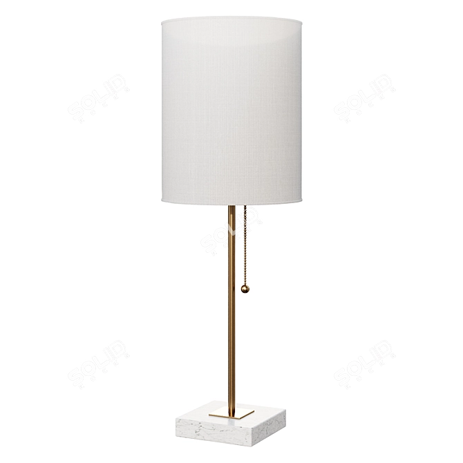 Modern Fiona Work Lamp 3D model image 1