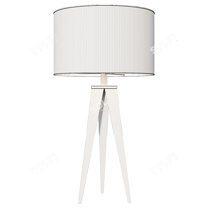 Sleek Task Lighting: Director Table Lamp 3D model image 2