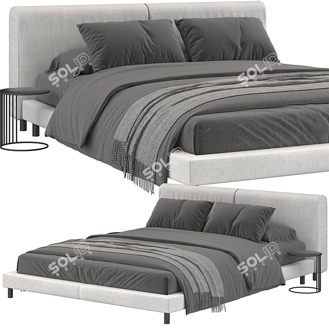 Transforming Sofa Bed - Living Divani 3D model image 1