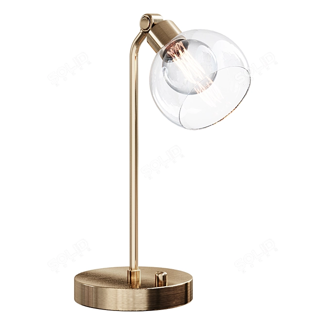   USB Task Lamp: Illuminate with Style 3D model image 1