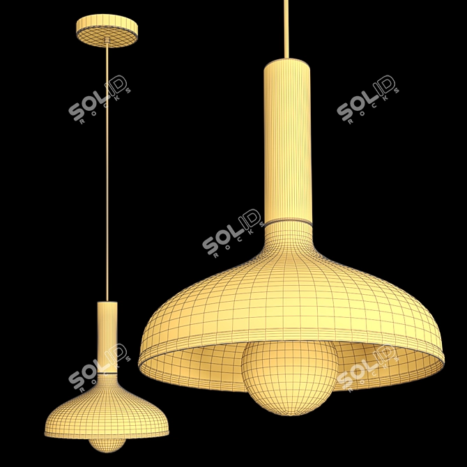 Minimalistic Lucio Pendant Light 3D model image 2