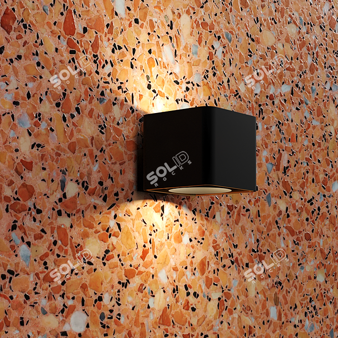 Euval Terrazzo Seamless PBR Material 3D model image 2