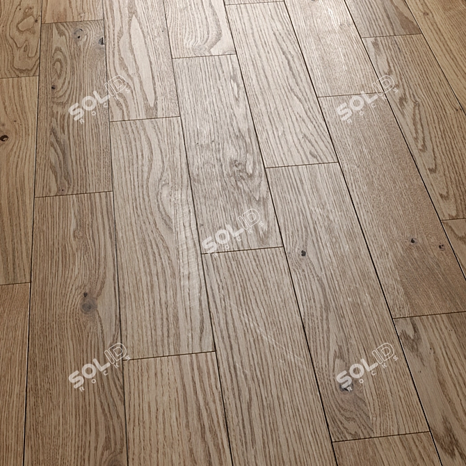 Standard & Herringbone Wood Floor 3D model image 3