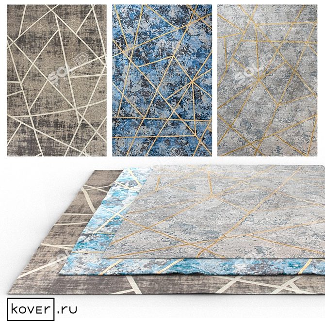 Graphic Art Carpets | Kover.ru | Set6 3D model image 1