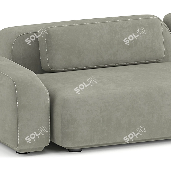 Elegant and Comfortable Boden Sofa 3D model image 3