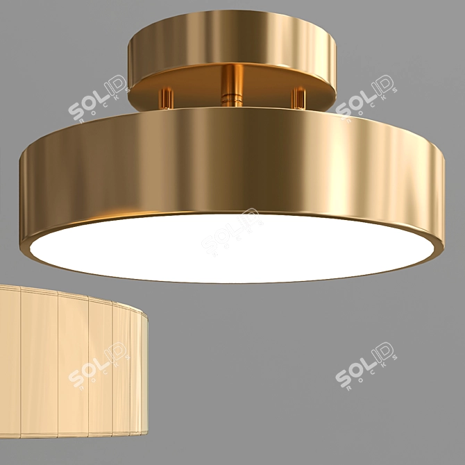 Contemporary TENN C Pendant Lamp 3D model image 2
