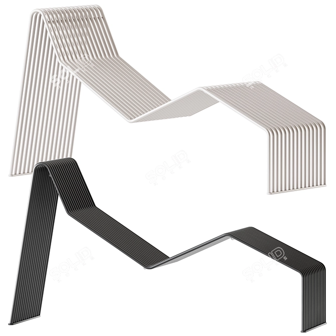 Modern Cube Lounge chair | Urbantime ZEROQUINDICI 015 3D model image 1