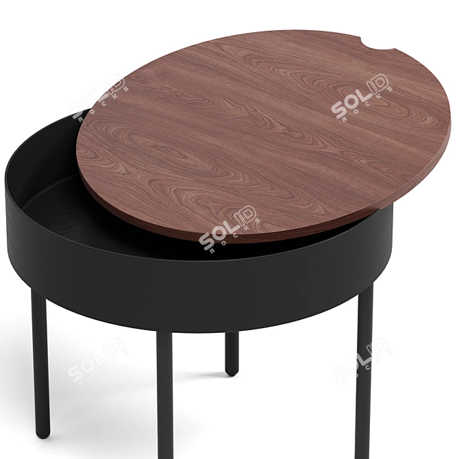 Elegant Lago Coffee Table 3D model image 4