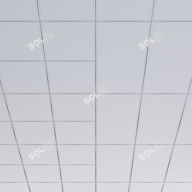 Perforated Metal Decor Panels 3D model image 3