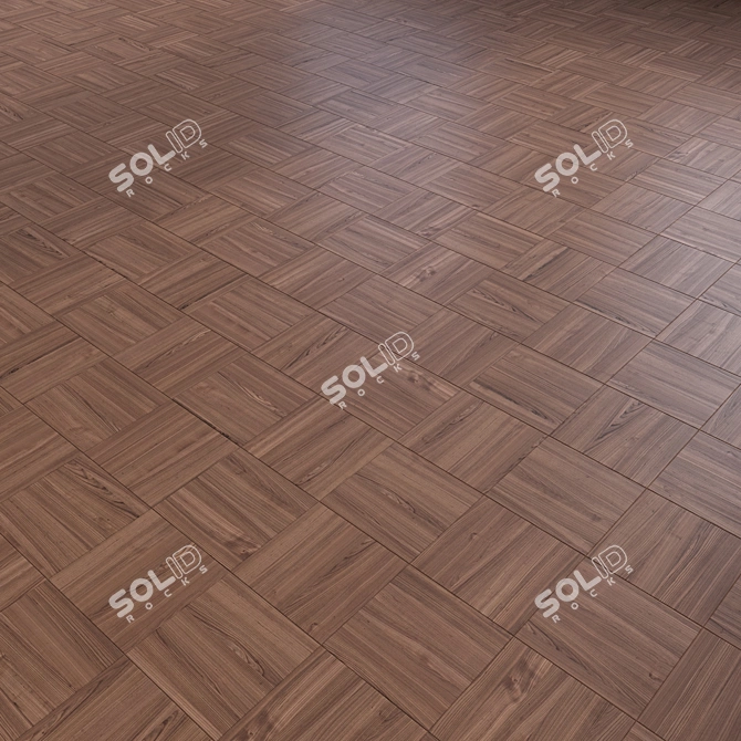 Title: 3D Parquet Flooring Module | High-Quality 3D model image 2