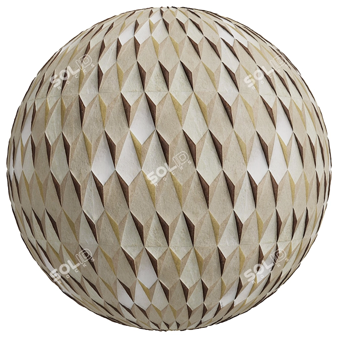 Elegant Ceramic Marble Slab Collection 3D model image 2