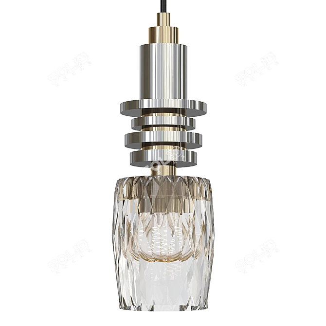 Elegant Designer CHARLIZE Lamp 3D model image 1