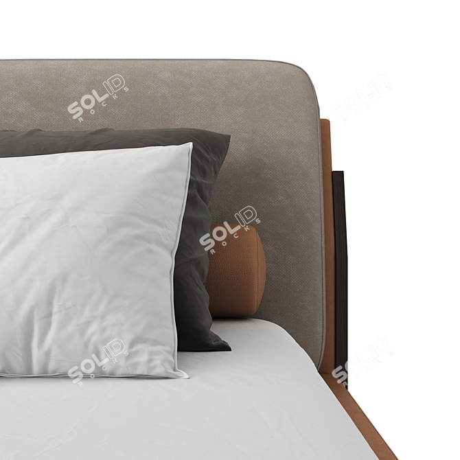 Milos Bed: Elegant and Timeless 3D model image 9