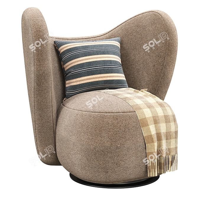 Ultimate Comfort Lounge Chair 3D model image 1