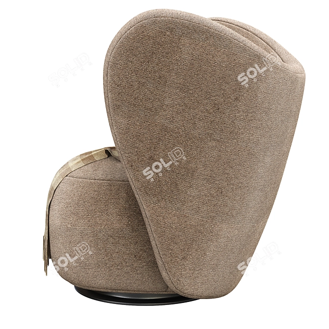 Ultimate Comfort Lounge Chair 3D model image 2