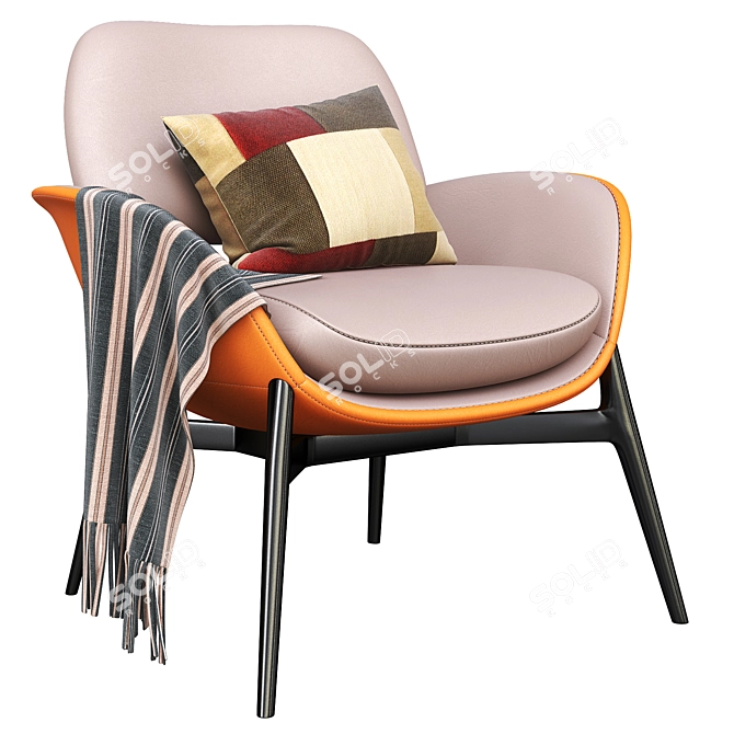 Modern Martha Armchair | Stylish and Comfortable 3D model image 1
