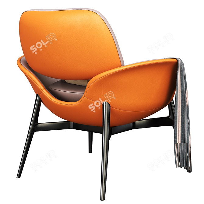 Modern Martha Armchair | Stylish and Comfortable 3D model image 2