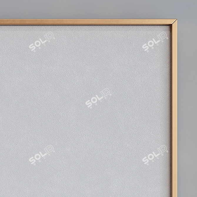 Modern Abstract Square Picture Frame Set 3D model image 6