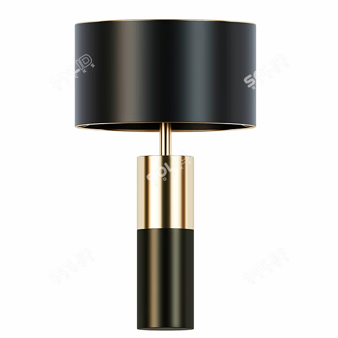 Vintage LED Table Lamp 3D model image 1