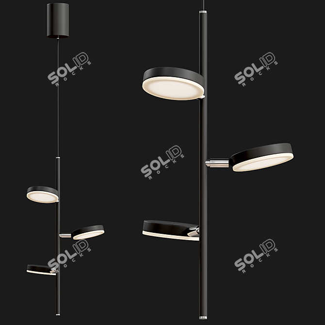 Elegant Maytoni Pendant Light 3D model image 2