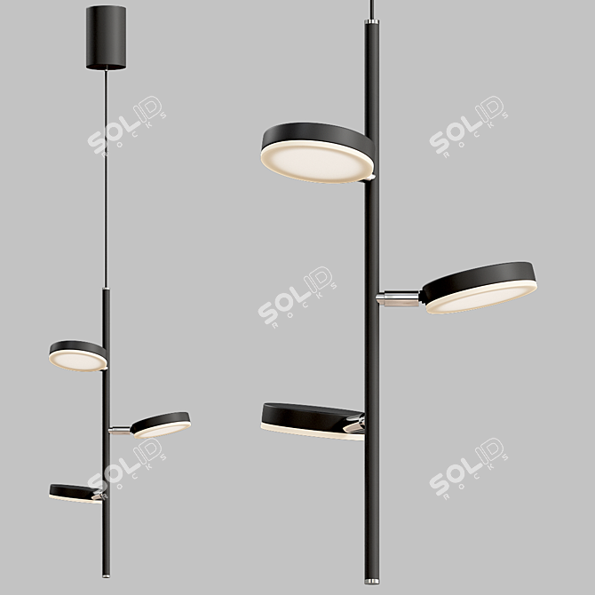 Elegant Maytoni Pendant Light 3D model image 3