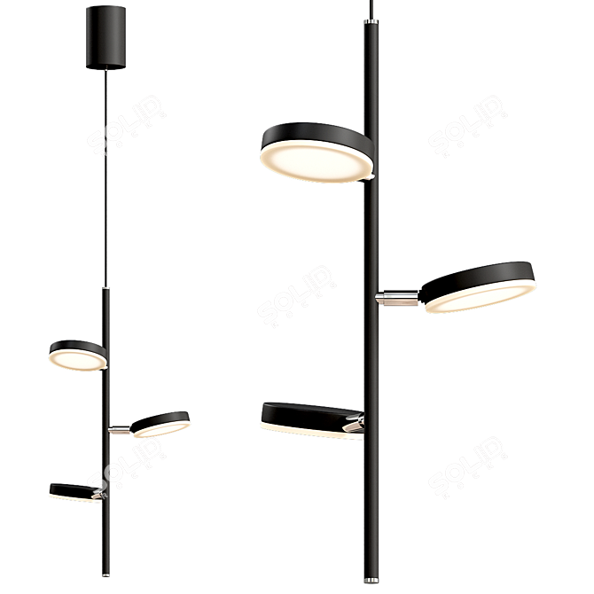 Elegant Maytoni Pendant Light 3D model image 5